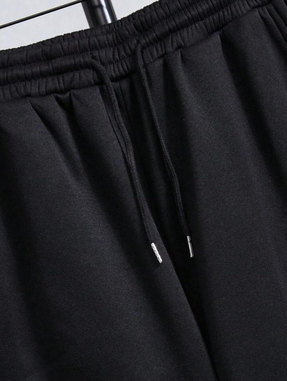 2 Pcs Men’s Fleece Plain Zipper Track Suit