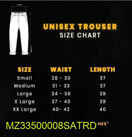 Men's Stitched Cotton Jersey Plain Trouser