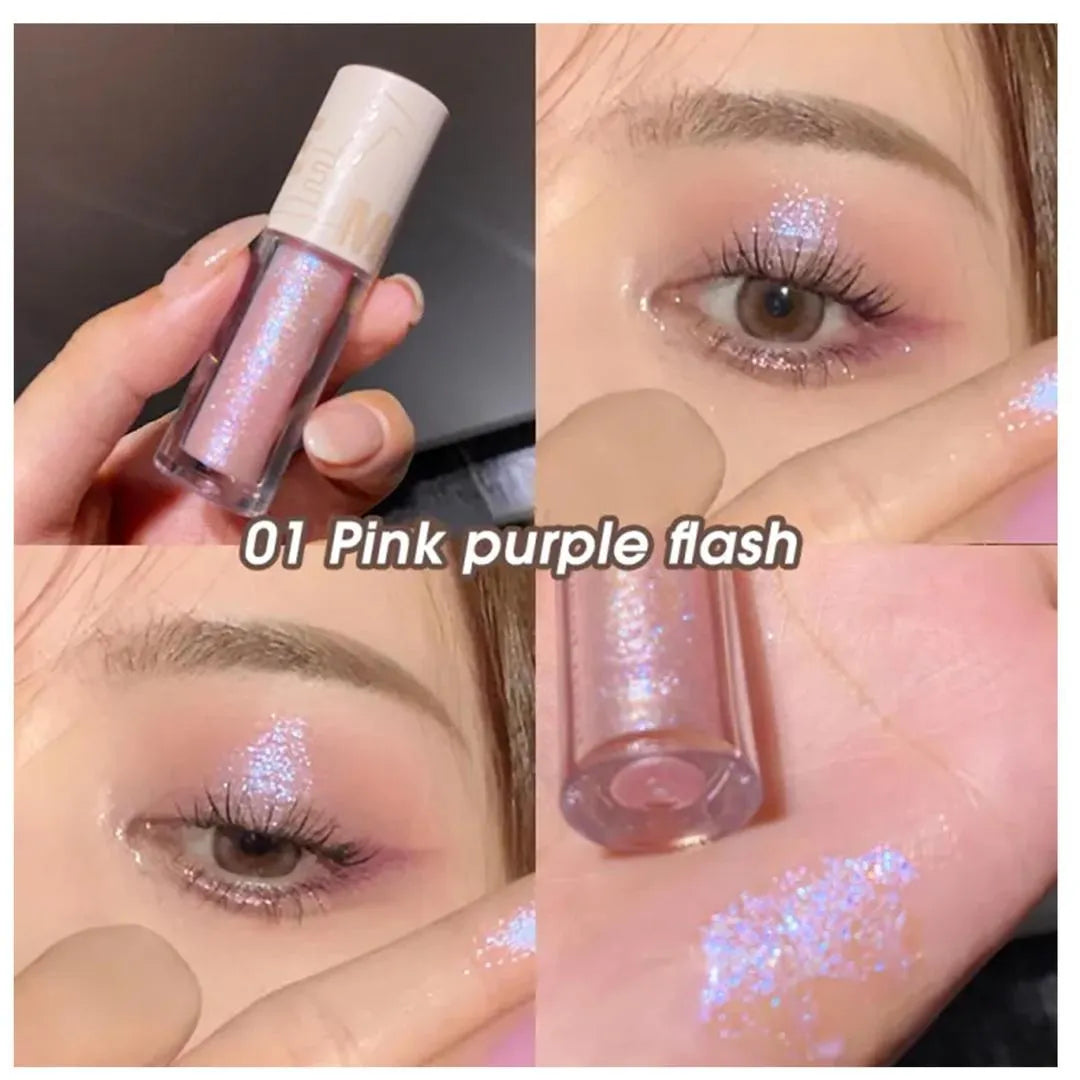 Dragon Ranee Liquid Glitter Eyeshadow, High Pigmented Texture, 8 Pcs Pack In Multicolors