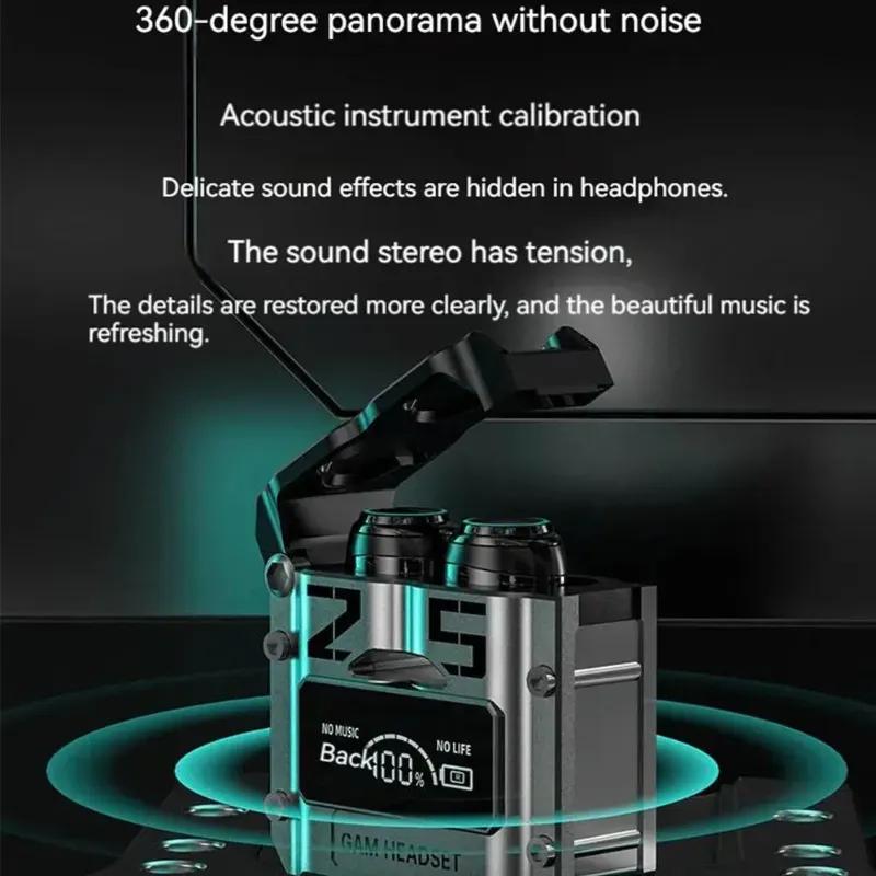 M25 Bluetooth 5.3 Earbuds with Long-Lasting Battery - 1 Pcs - /Silver