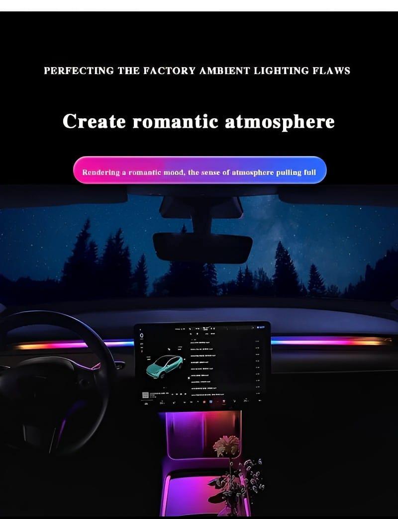 1 Pc App Control Symphony Atmosphere Light Car Interior Lights