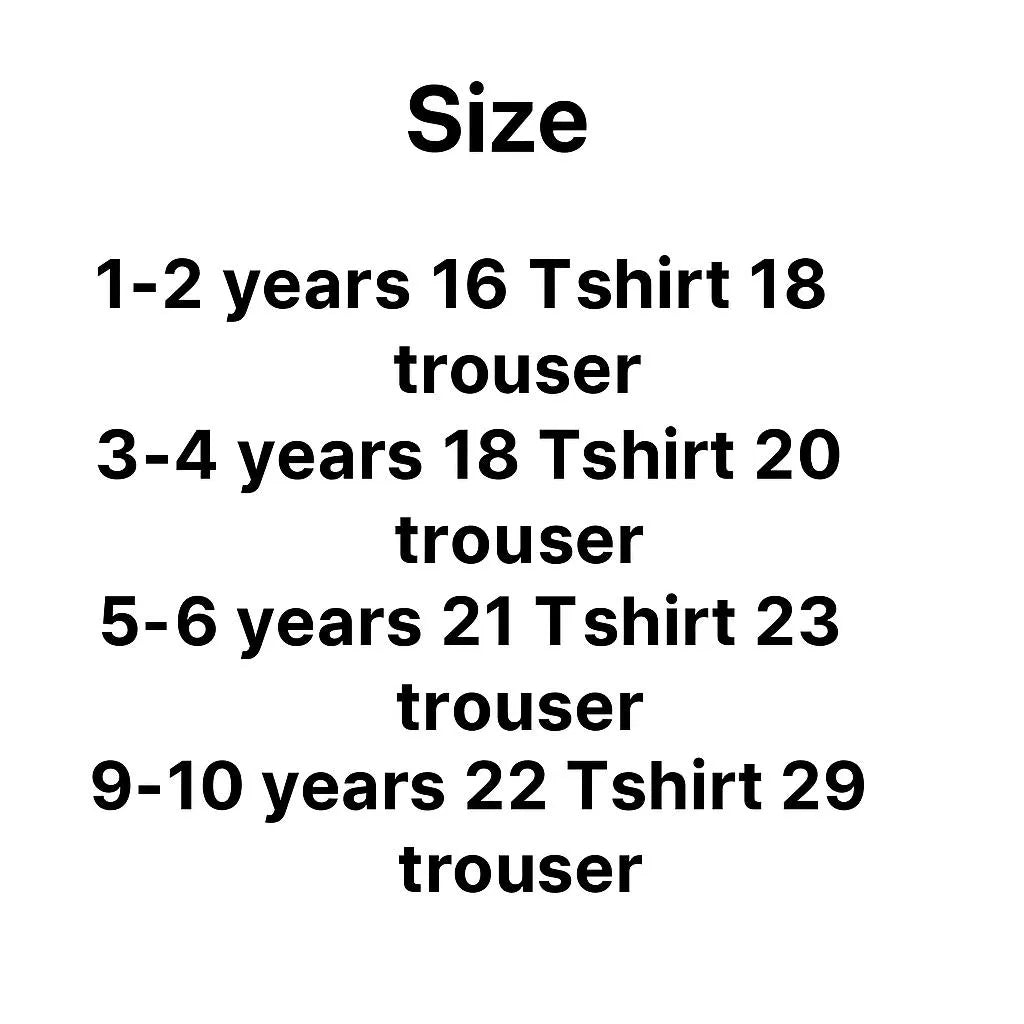 2 Pcs Girl's Fleece Printed Tracksuit