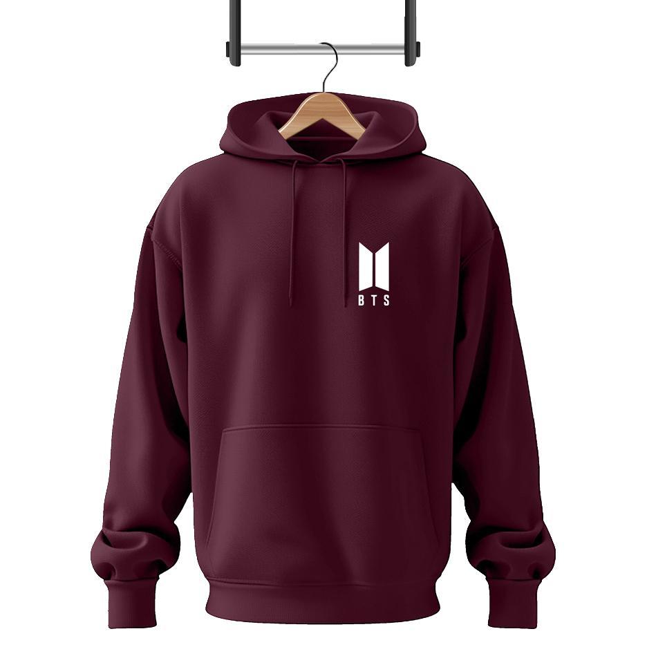 2 Pcs Men's Fleece Printed Hoodie Track Suit