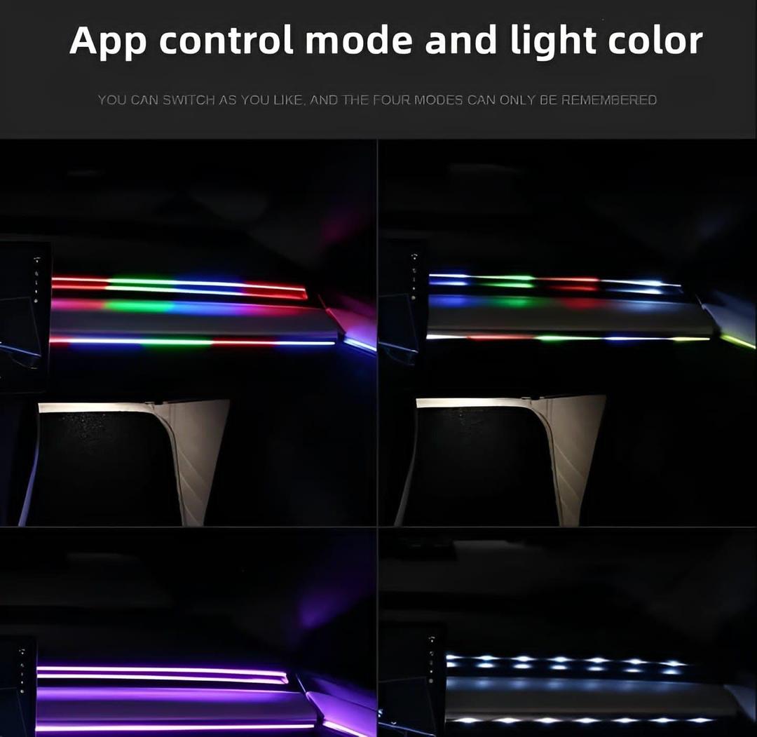 1 Pc App Control Symphony Atmosphere Light Car Interior Lights