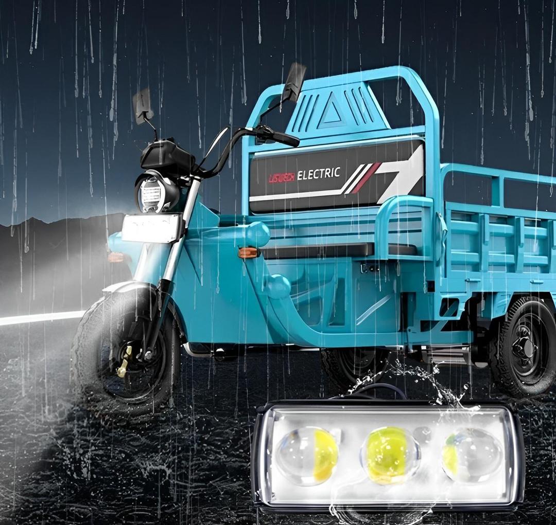 3 lens Mini LED Driving Fog Light | 4-Color Auxiliary Spotlight for ATV, SUV, UTV (12-80V)