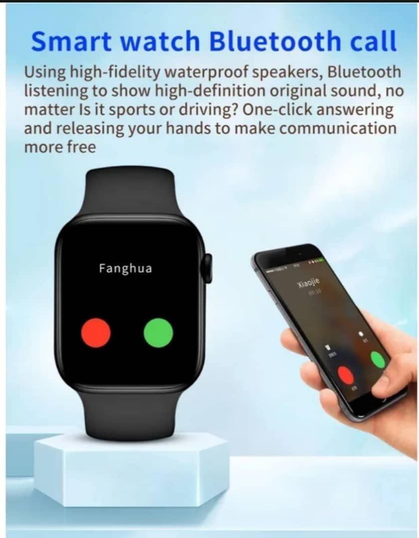 Stylish Smart Watch - 1 Pcs in Black, Red, and White