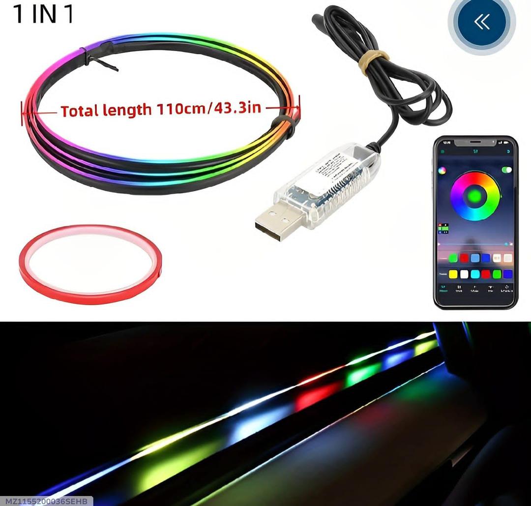1 Pc App Control Symphony Atmosphere Light Car Interior Lights