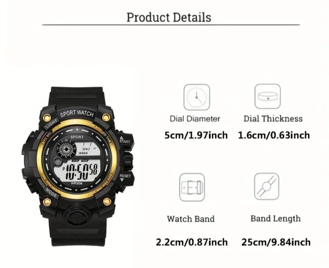 Men's Movement: Quartz, Water Resistant Watch