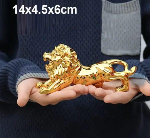 Golden Metal Dashboard Decorations - 1 Pc for Ultimate Style