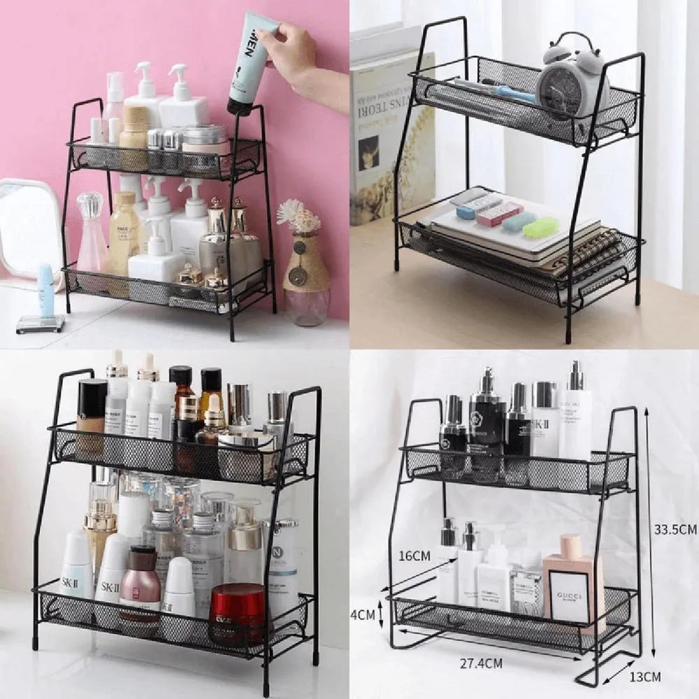 4 Pcs Durable Black Stands - Affordable Solution for Organized Storage