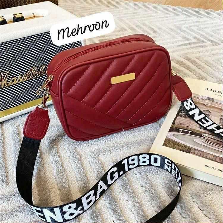 Stylish Women's Multicolor Crossbody Bag - 1 Pc