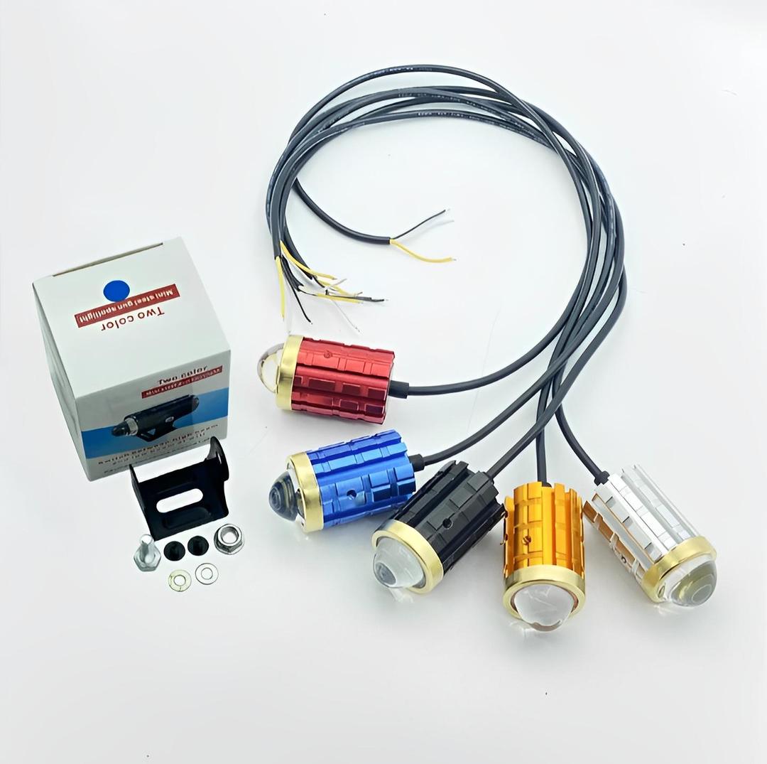 Mini Driving Fog Lights | Multi-Color LED (White, Yellow & Flasher)