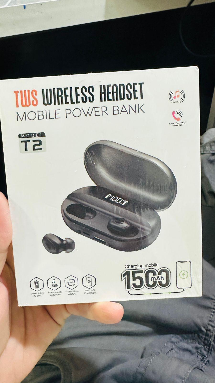 High Quality Sound Earbuds- T2 TWS