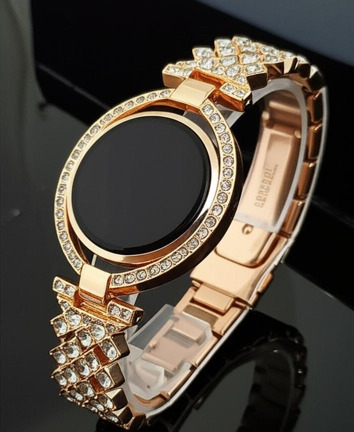 Stylish Women's Stainless Steel Quartz Watch - 1 Pc Water Resistant Bracelet