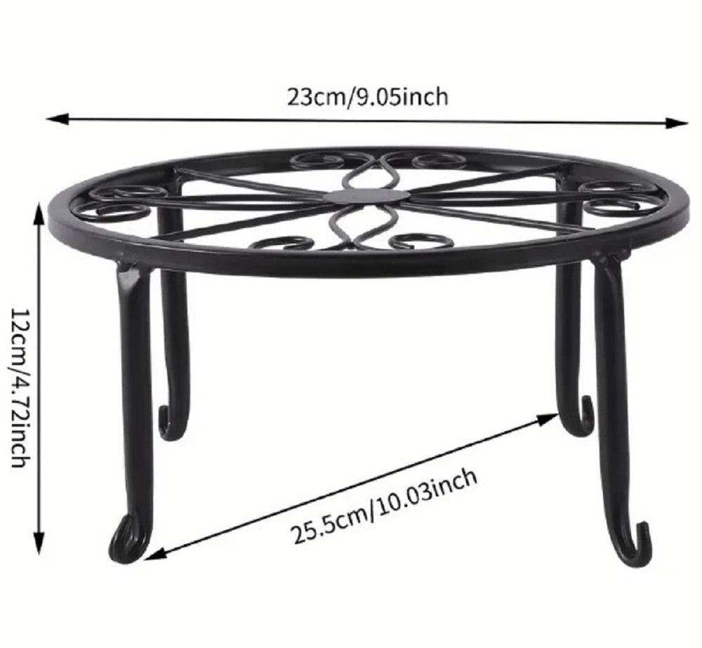 Modern Metal Plant Stand, Indoor Outdoor Flower Display Rack