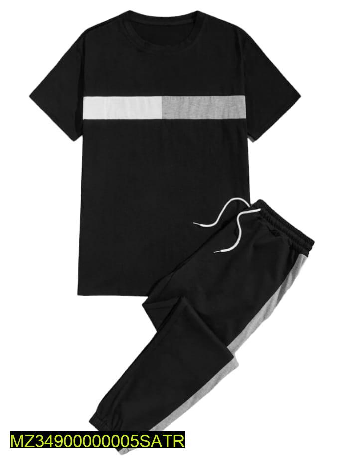 2 Pcs Unisex Polyester Printed Track Suit