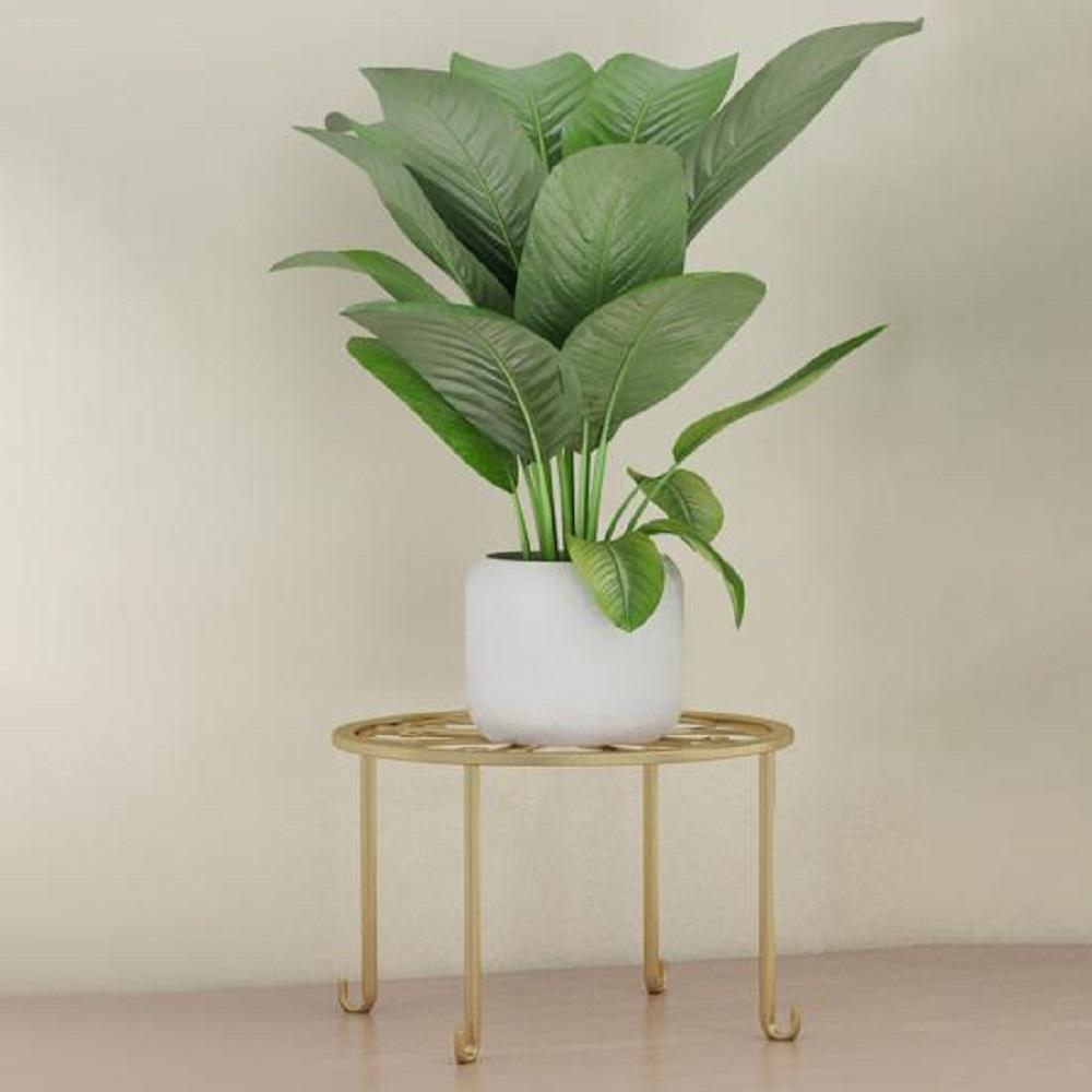 Modern Metal Plant Stand, Indoor Outdoor Flower Display Rack