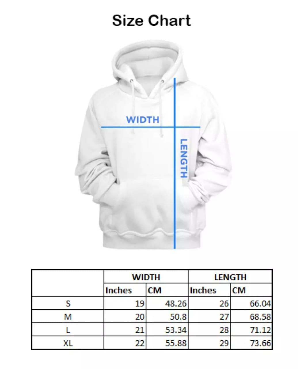 Men's Printed Fleece Hoodie - 1 Pc, Grey