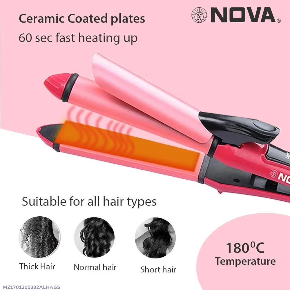 Intelligent Temperature Control Hair Curler & Straightener