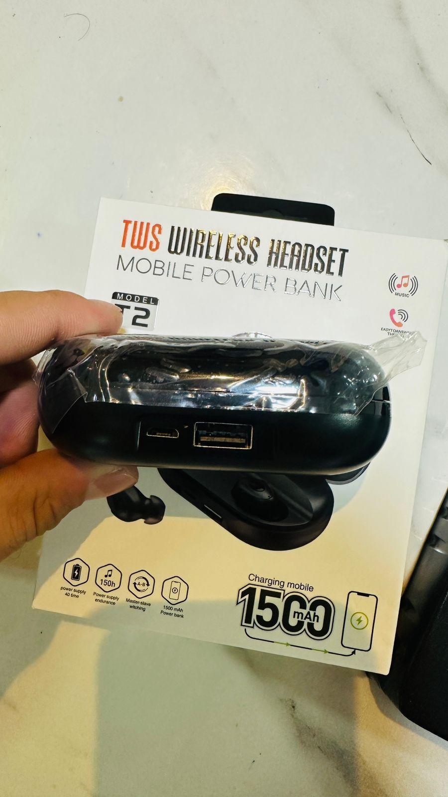 High Quality Sound Earbuds- T2 TWS