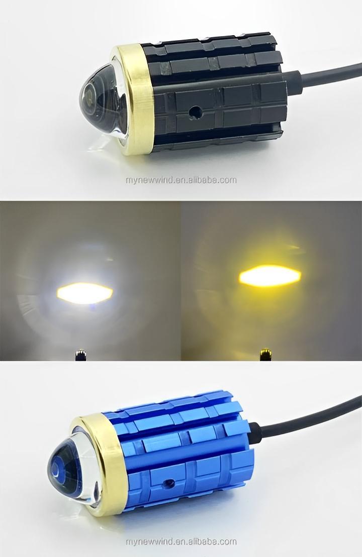 Mini Driving Fog Lights | Multi-Color LED (White, Yellow & Flasher)