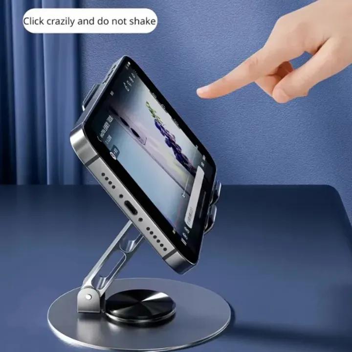 Sleek Grey Mobile Phone Holder - 1 Pc for Ultimate Convenience