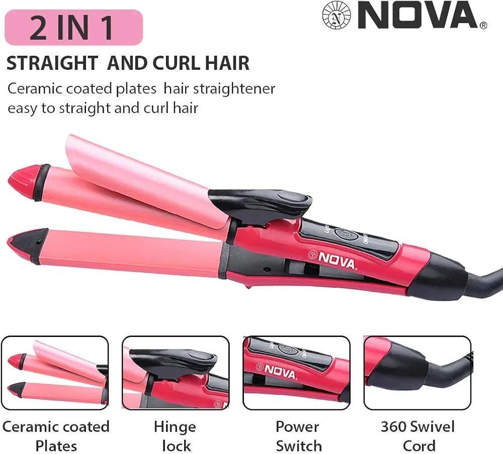 Intelligent Temperature Control Hair Curler & Straightener
