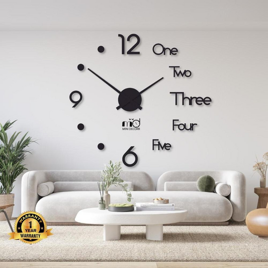 Beautiful Dot Digit Analogue Wall Clock