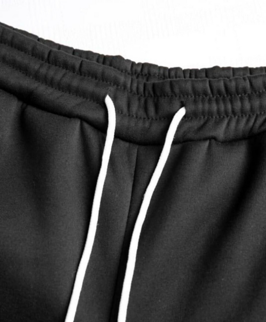 2 Pcs Men’s Fleece Plain Zipper Track Suit