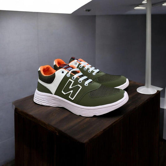 Men's Casual Green Sneakers
