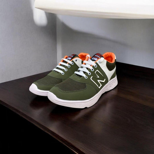 Men's Casual Green Sneakers