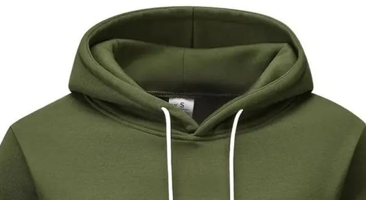 [ A.B 3 colour commando ]Polyester Fleece Plain Hoodie