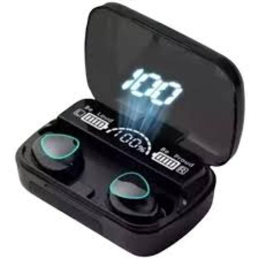 Black Bluetooth 5.3 Earbuds with Long-Lasting Battery - 1 Pcs