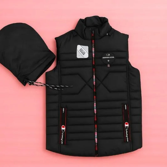 1 Pc Men's Parachute Printed Sleeveless Jacket