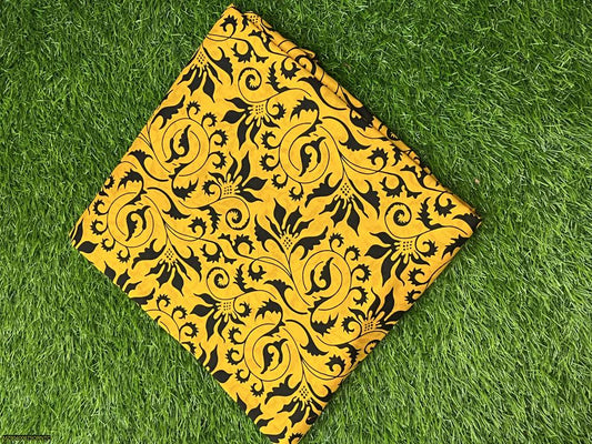 2 Pcs Women's Unstitched Lawn Printed Suit