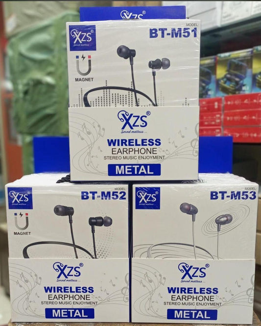 Black Wireless Neckband with Long-Lasting Battery and Fast Charge