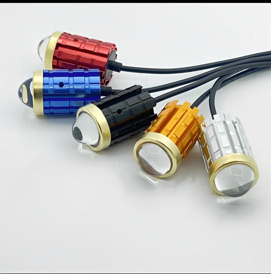 Mini Driving Fog Lights | Multi-Color LED (White, Yellow & Flasher) 