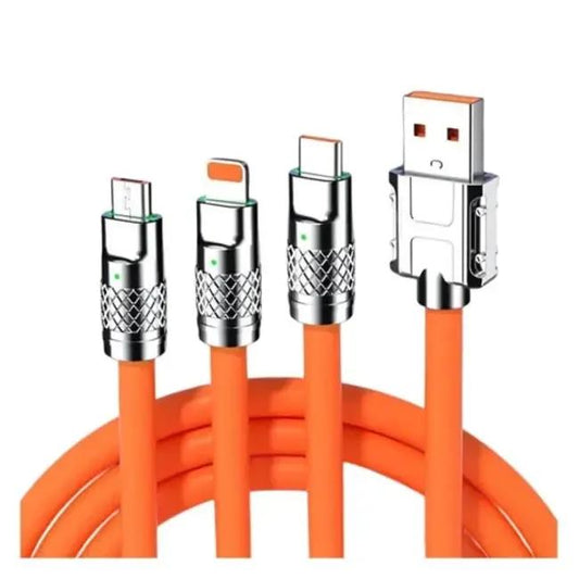3 in 1 Lightning Cable - 5000mAh Power Bank, Pack of 1