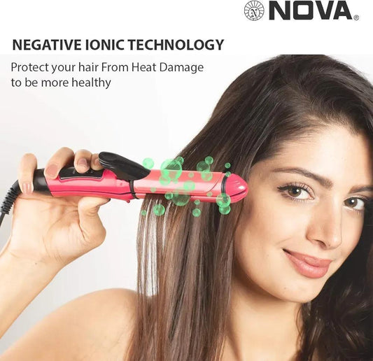 Intelligent Temperature Control Hair Curler & Straightener