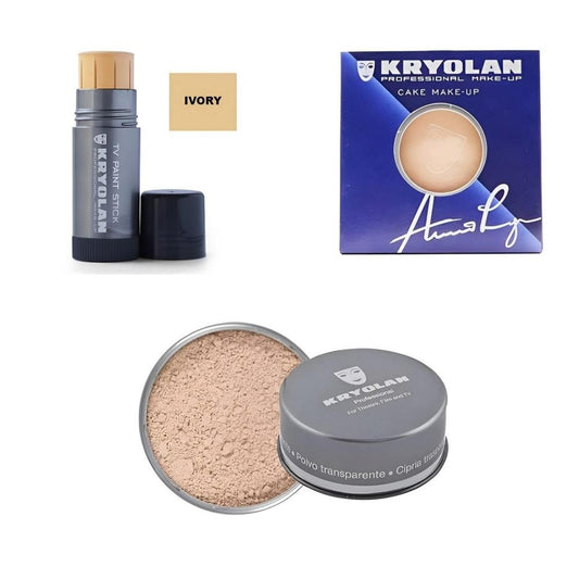 Foundation, Eyeshadow & Concealer - Pack of 3