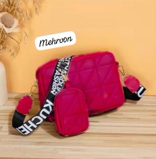 Charming Ivory Embroidered Crossbody Bag for Girls, C-AR-5 Iovery