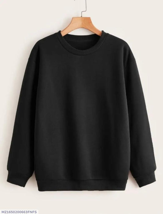 1 Pc Women's Stitched Fleece Printed Sweat Shirt