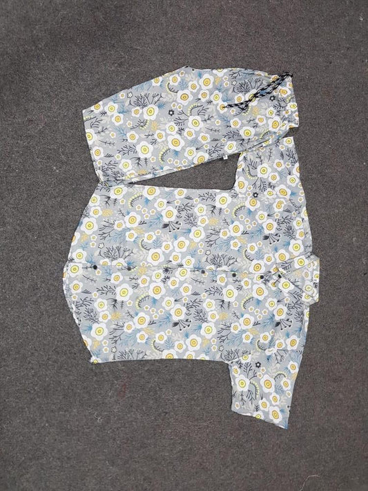 2 Pcs Men's Cotton Printed Co-ord Set