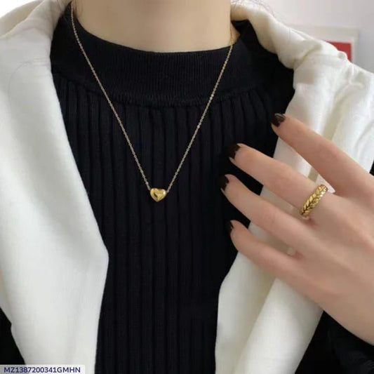 Best Friend Design Silver Plated Artificial Stones Pendant
