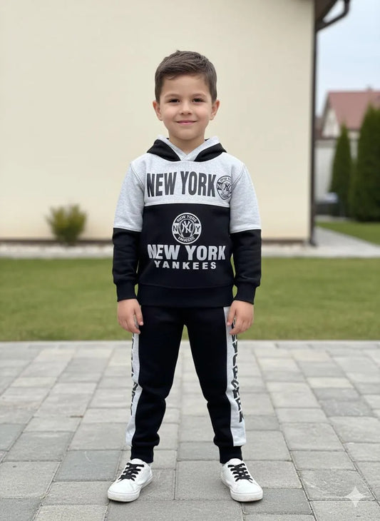 SweatHoodie And Trouser Winter Tracksuit For Kids Girls And Boys