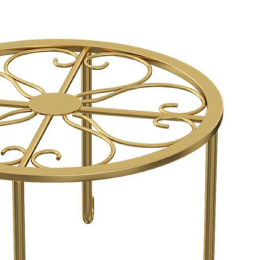 Modern Metal Plant Stand, Indoor Outdoor Flower Display Rack