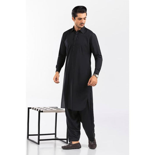 Men’s Unstitched Cotton Plain Suit