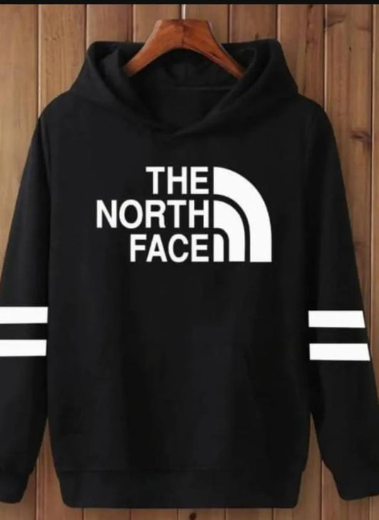 [ Black the North ] Polyester Fleece Printed Hoodie