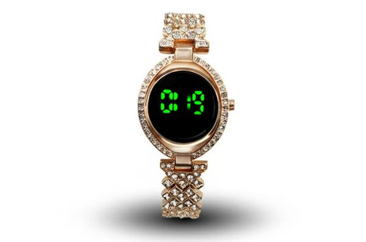 Stylish Women's Stainless Steel Quartz Watch - 1 Pc Water Resistant Bracelet