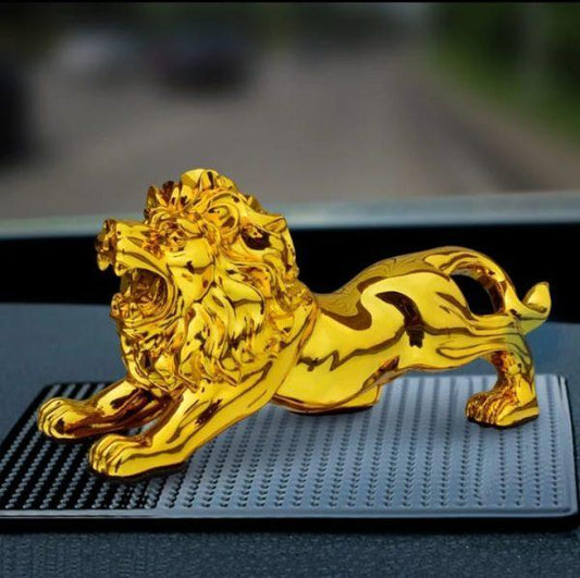 Golden Metal Dashboard Decorations - 1 Pc for Ultimate Style